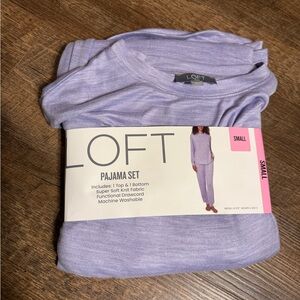 LOFT Lavender Pajama Set